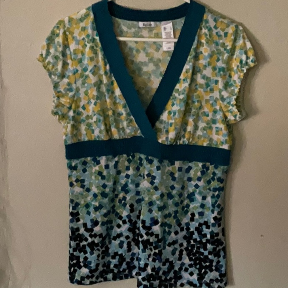 Woman’s V-Neck Blouse - Size L